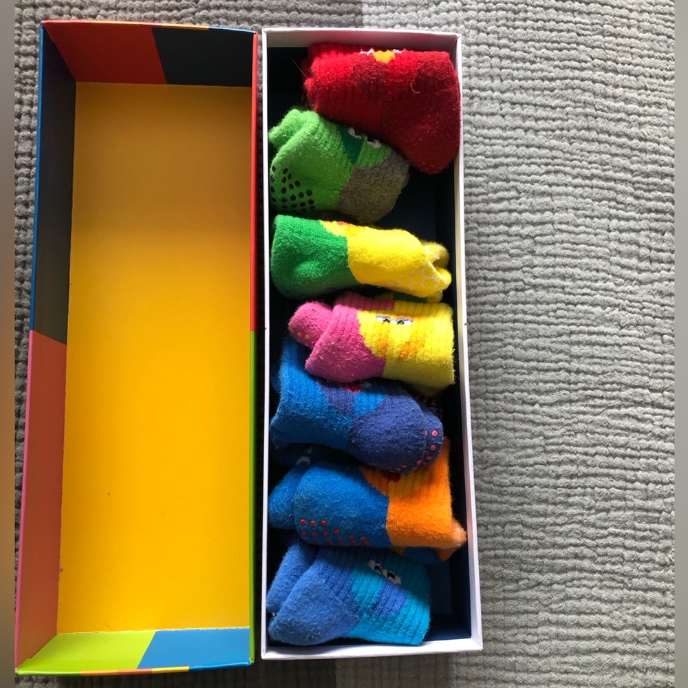 Bombas toddler Sesame Street gripper socks